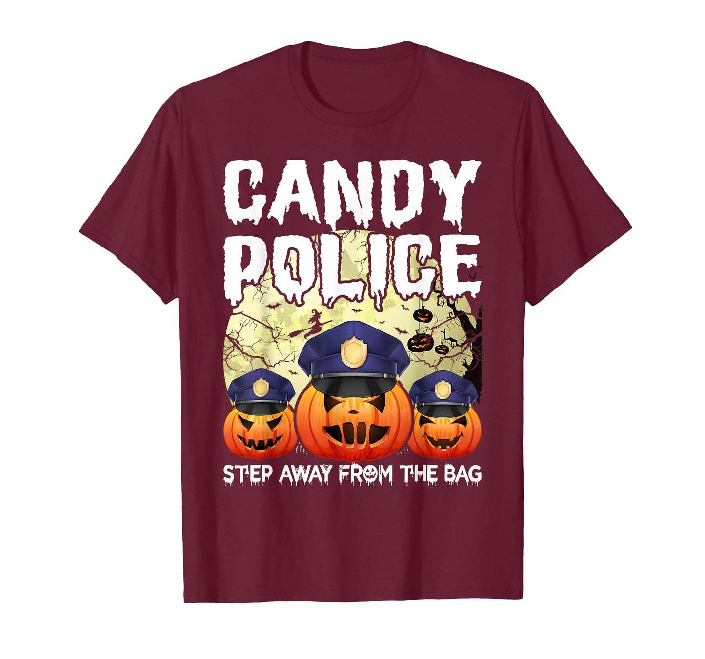 Halloween Candy Police Humor & Funny Candy Security T-Shirt