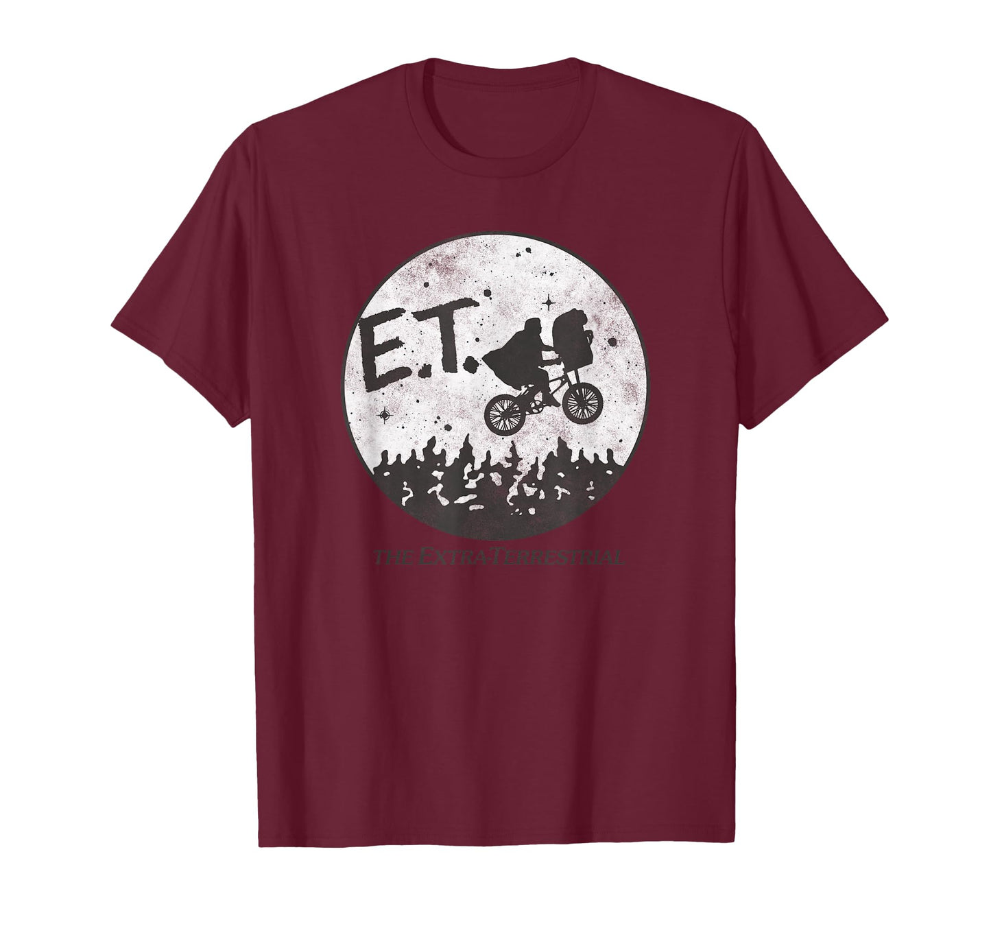 E.T. The Extra-Terrestrial Classic Flying Bike Poster T-Shirt