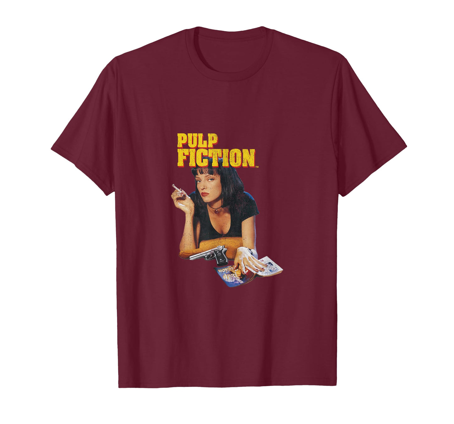 Pulp Fiction Vintage Mia Wallace PAPL2616 T-Shirt
