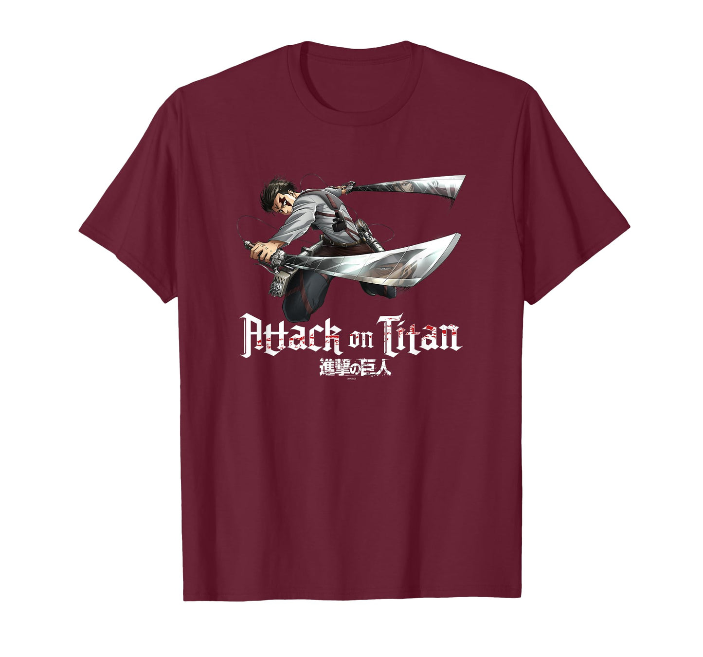 Attack on Titan Season 3 Levi Jump Attack Anime T-Shirt