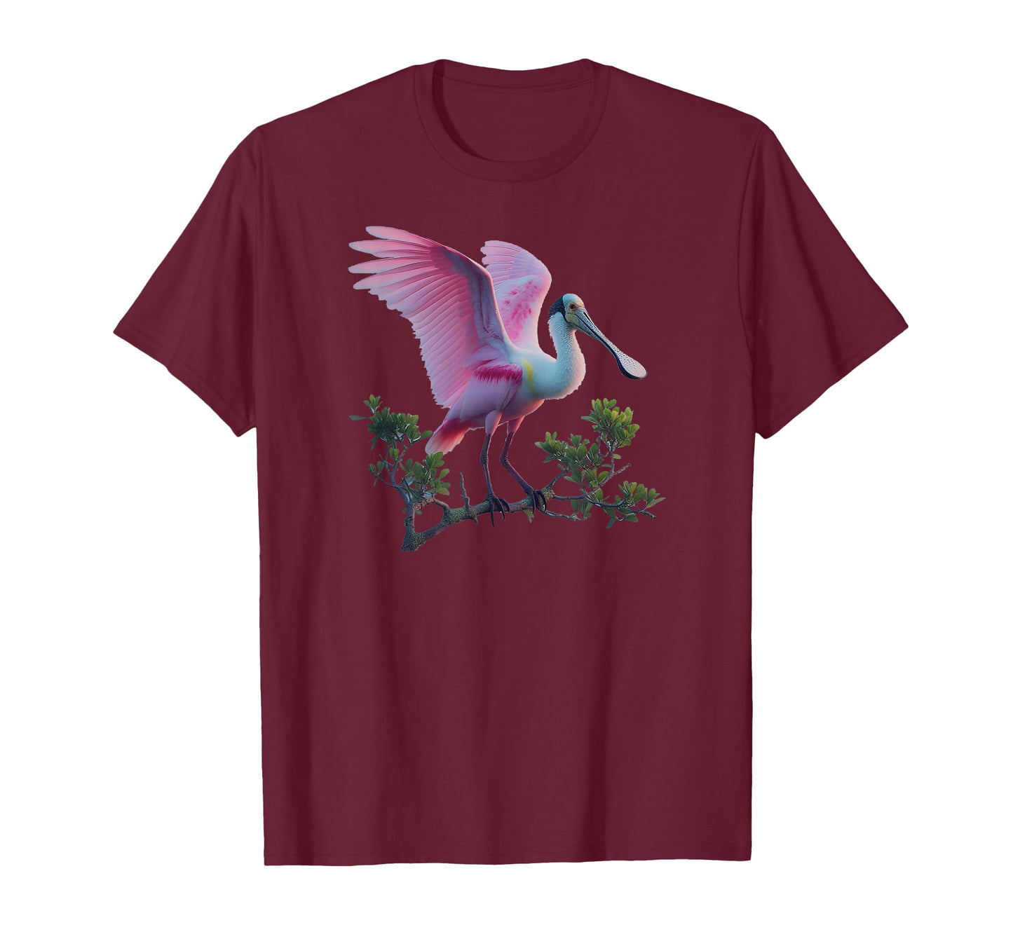 Bird Series. Roseate Spoonbill. Artist's Rendition. T-Shirt
