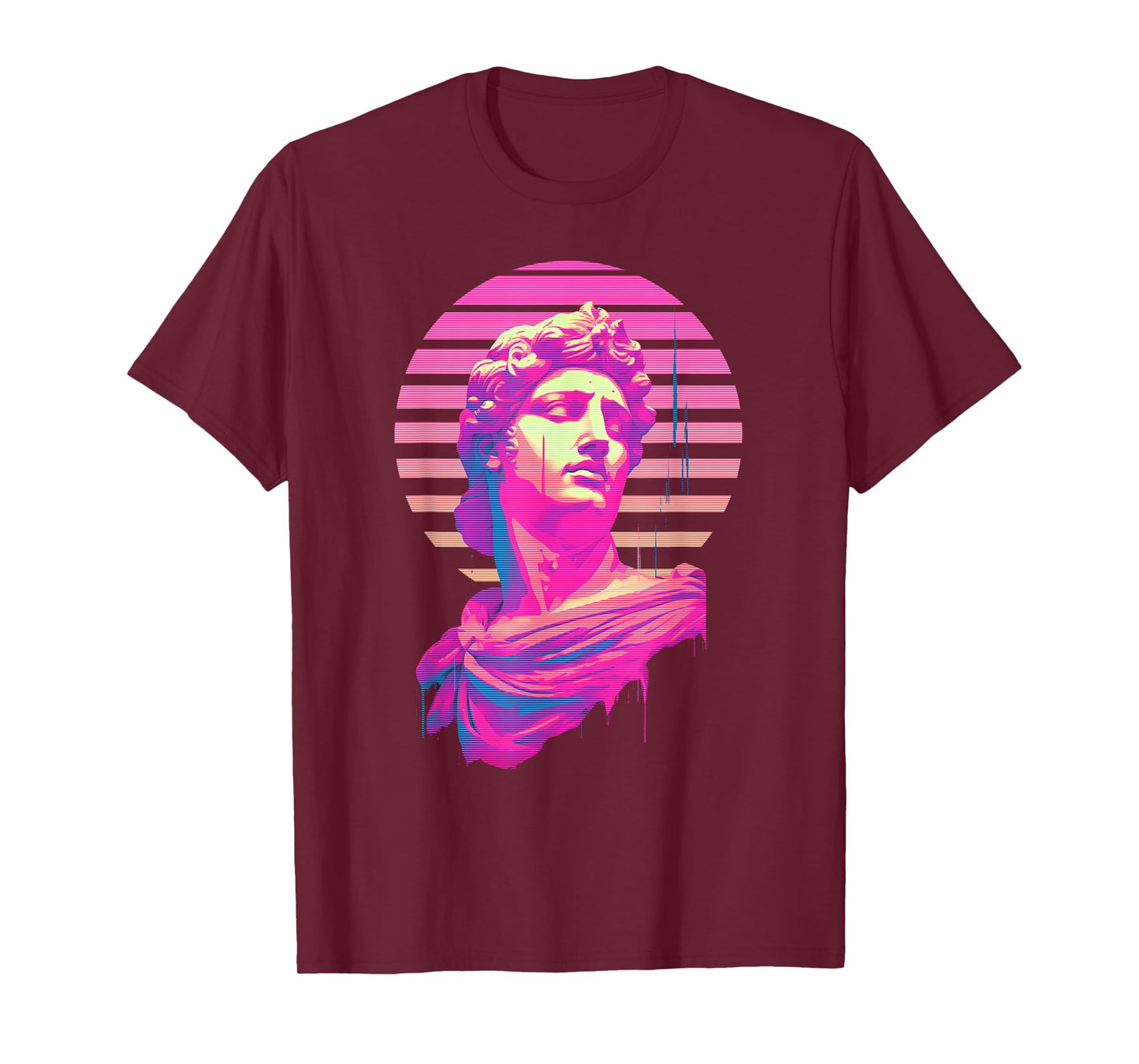 Apollo Vaporwave Aesthetic Greek God Retrowave Graphic T-Shirt