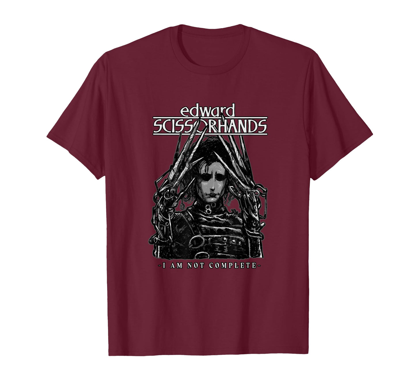 Edward Scissorhands I Am Not Complete Gothic T-Shirt