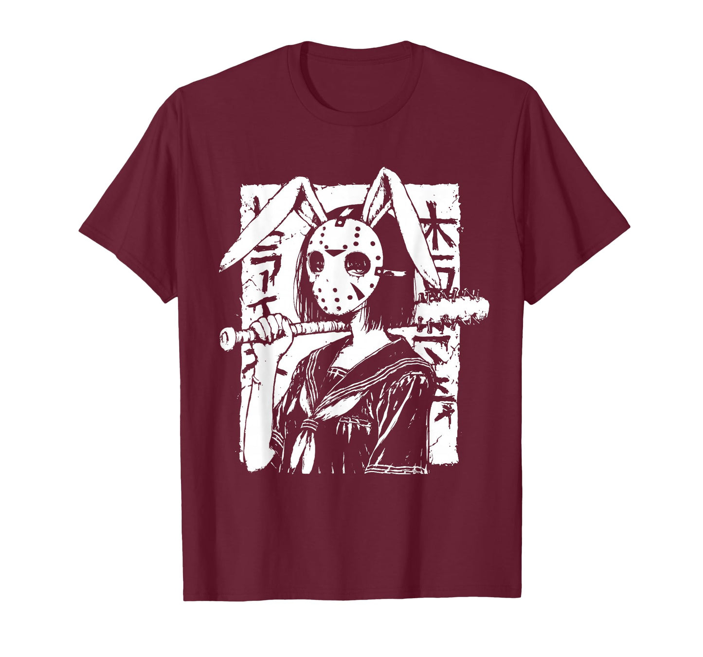 Creepy Horror Bunny Girl Anime Manga Alt Kawaii Harajuku T-Shirt