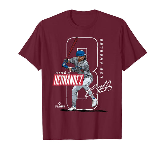 Kike Hernandez | Los Angeles D Baseball Players | MLBKH201M T-Shirt