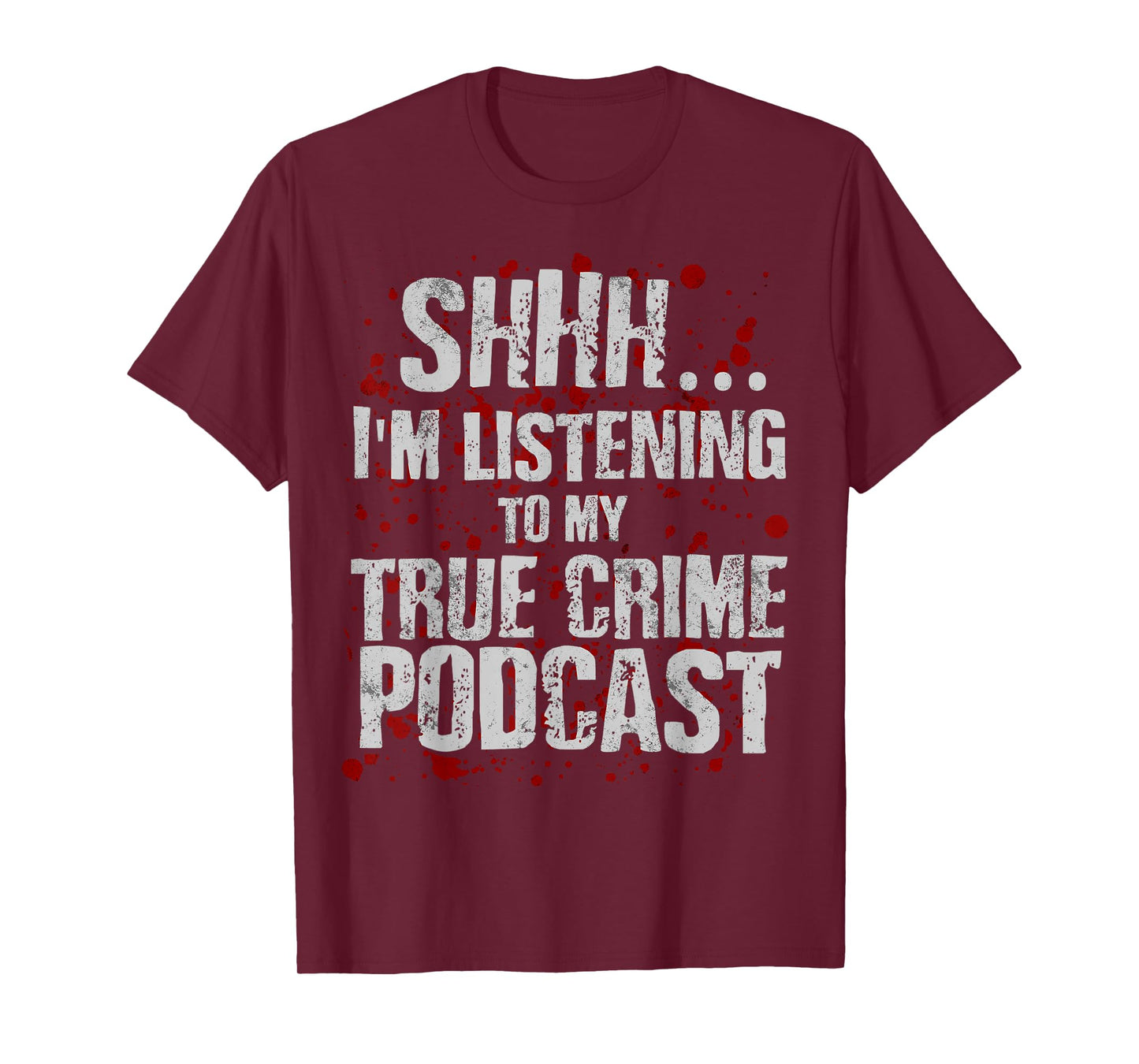 Funny Murderino Shirt Obsessed Junkie True Crime Podcast T-Shirt