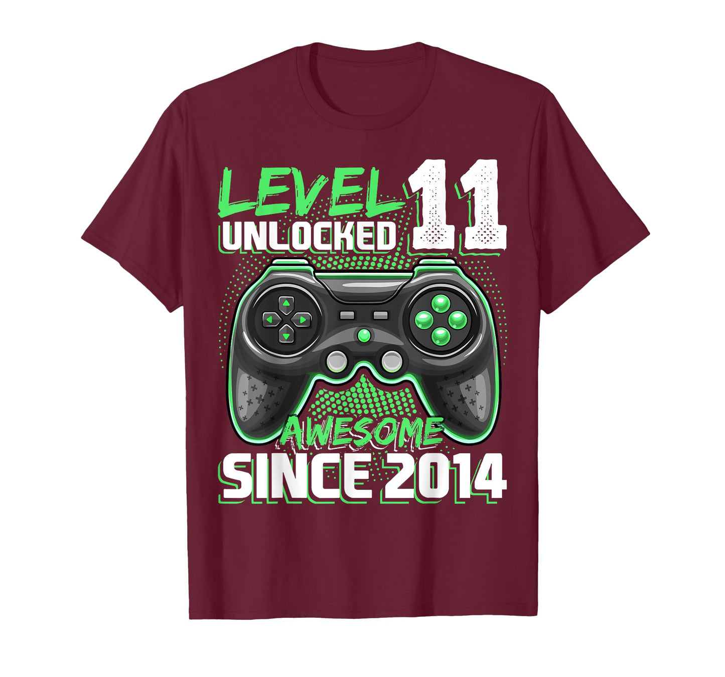 11th Birthday Boy Level 11 Gamer 11 Year Video Game Party T-Shirt