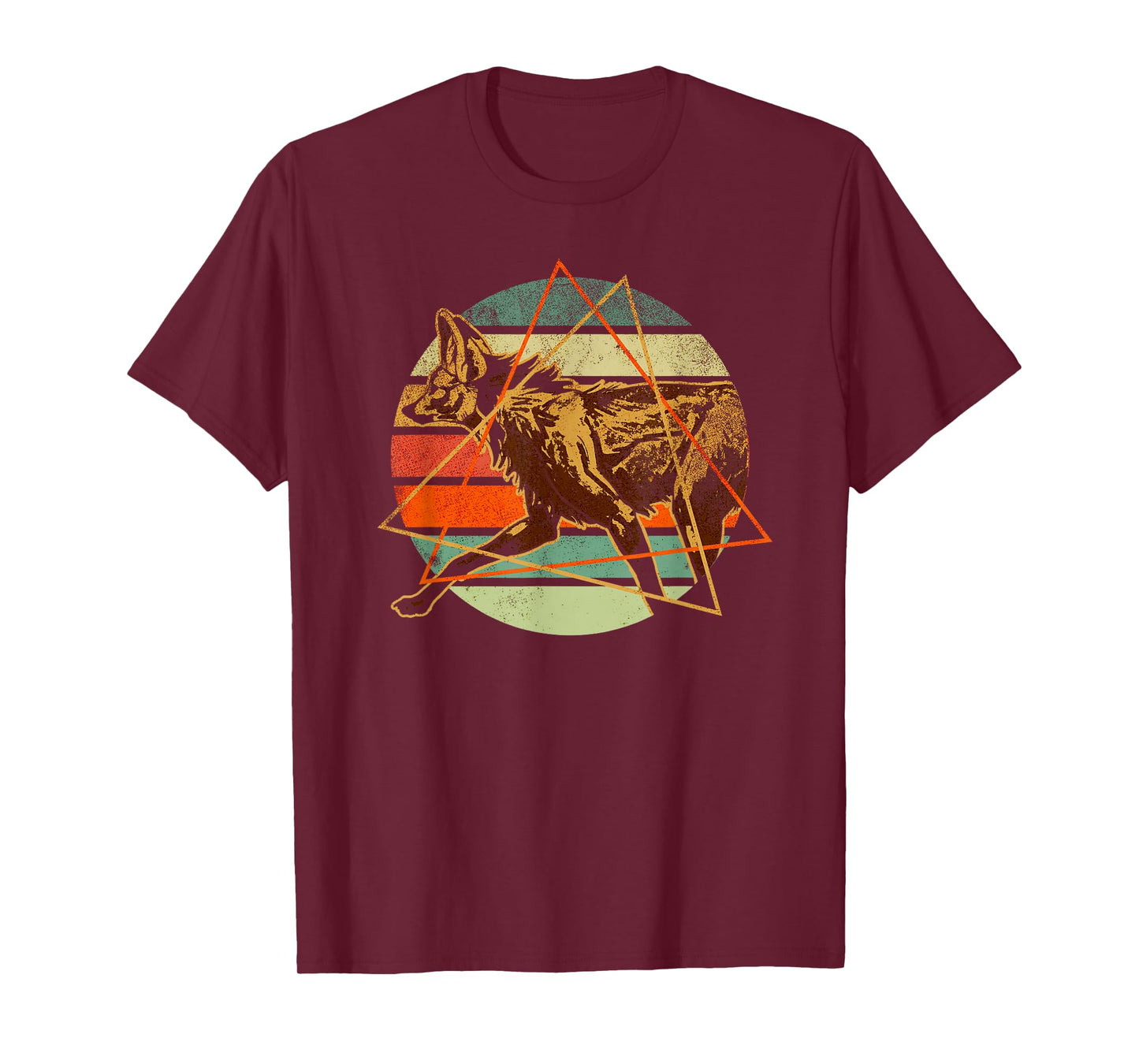 Maned Wolf South America Animal Colorful T-Shirt