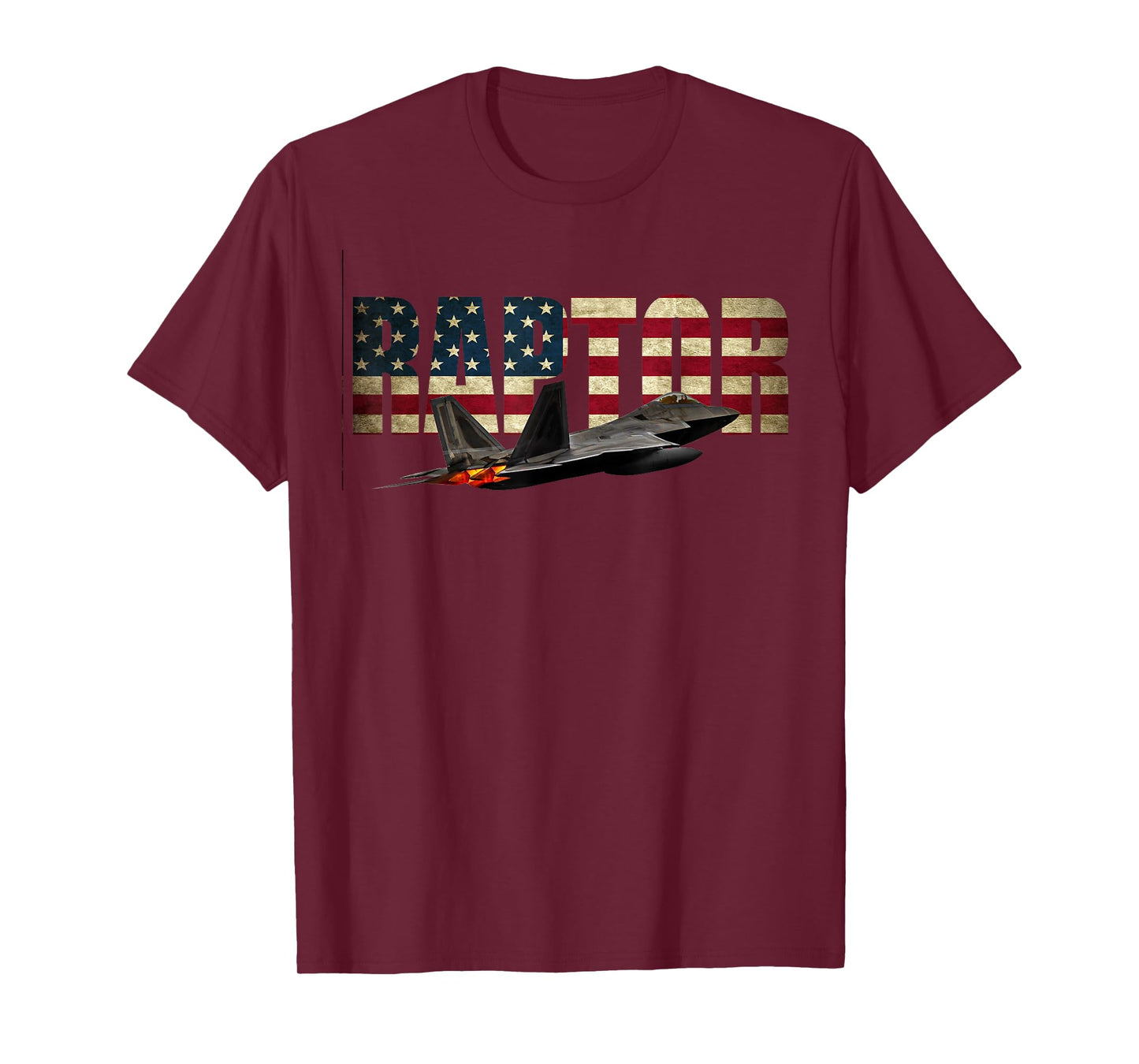 F-22 F22 Raptor Jet Fighter Plane T Shirt Us Flag Pilot T-Shirt