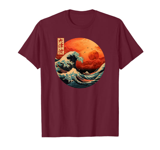The Great Wave Kanagawa Japanese Streetwear T-Shirt
