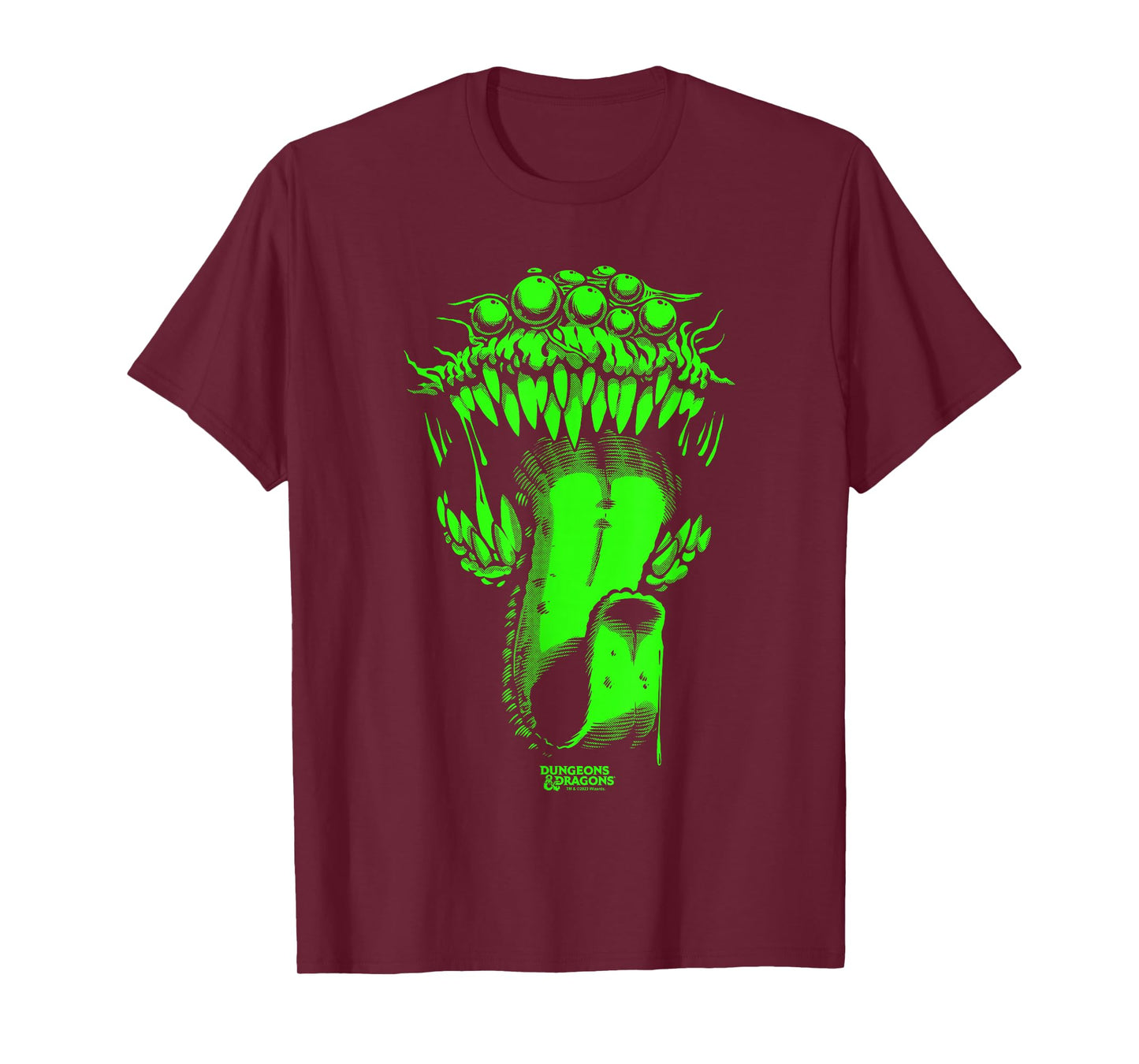 Dungeons & Dragons Halloween Neon Green Mimic Costume T-Shirt