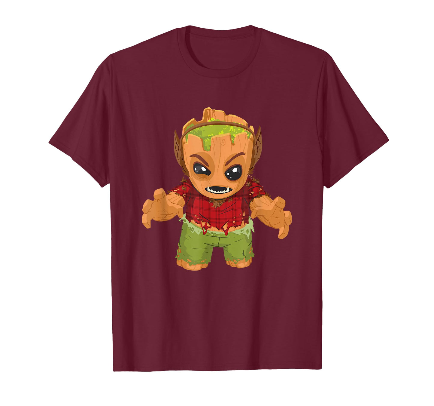 Marvel Classic Halloween Baby Groot Cute Werewolf Costume T-Shirt