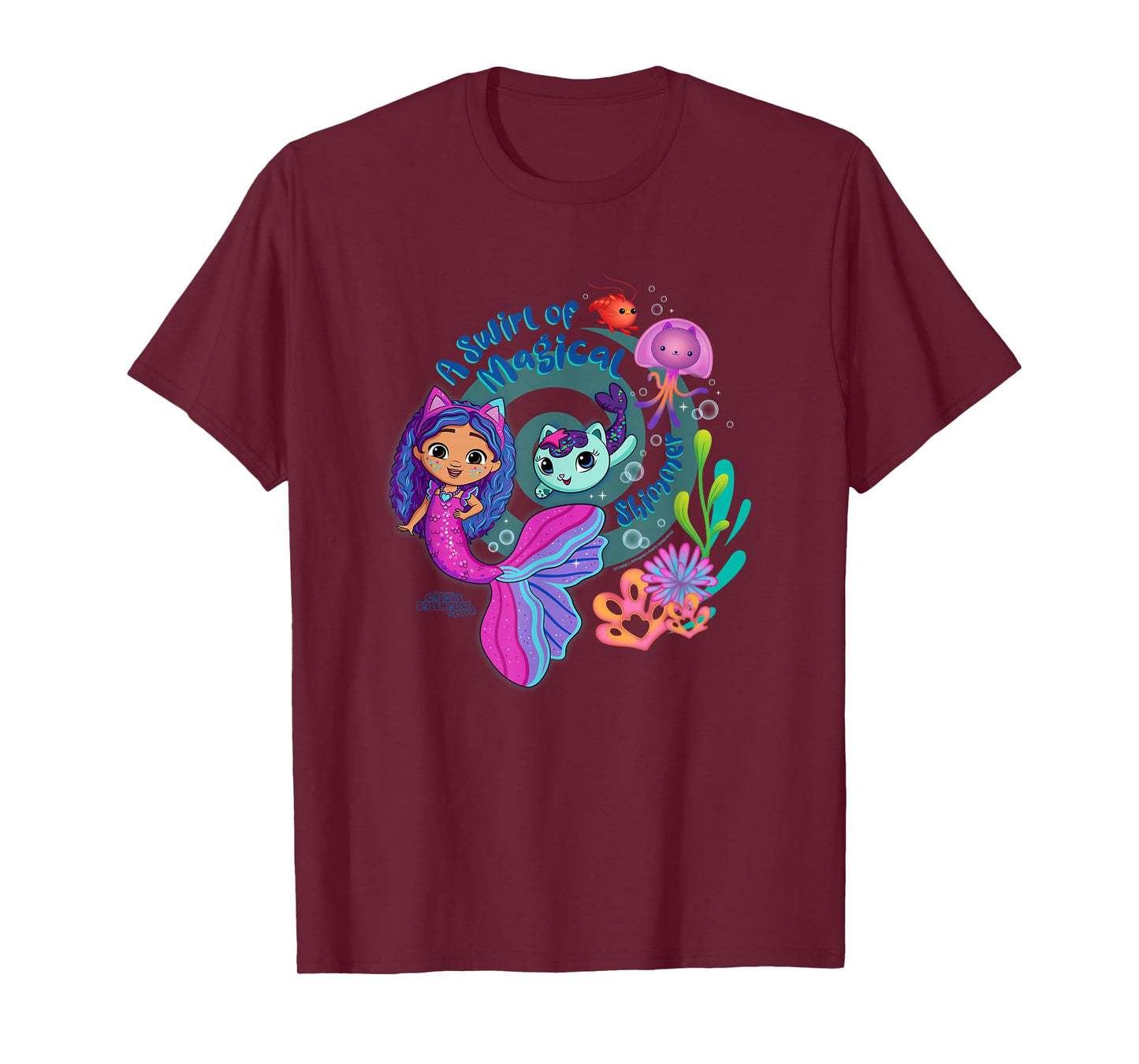 DreamWorks Gabby’s Dollhouse The Movie Swirl of Magical Fun T-Shirt