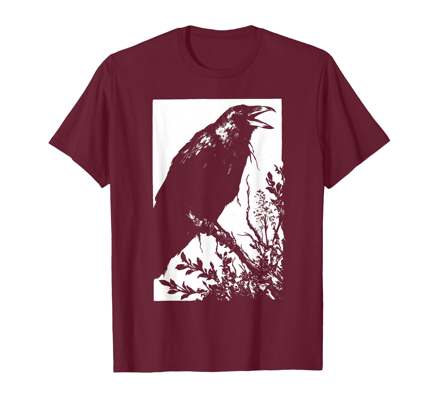 Crow Weirdcore Goblincore Punk Goth Aesthetic Creepy Horror T-Shirt