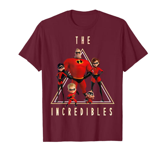 Disney Pixar Incredibles Classic Family Shot Graphic T-Shirt T-Shirt