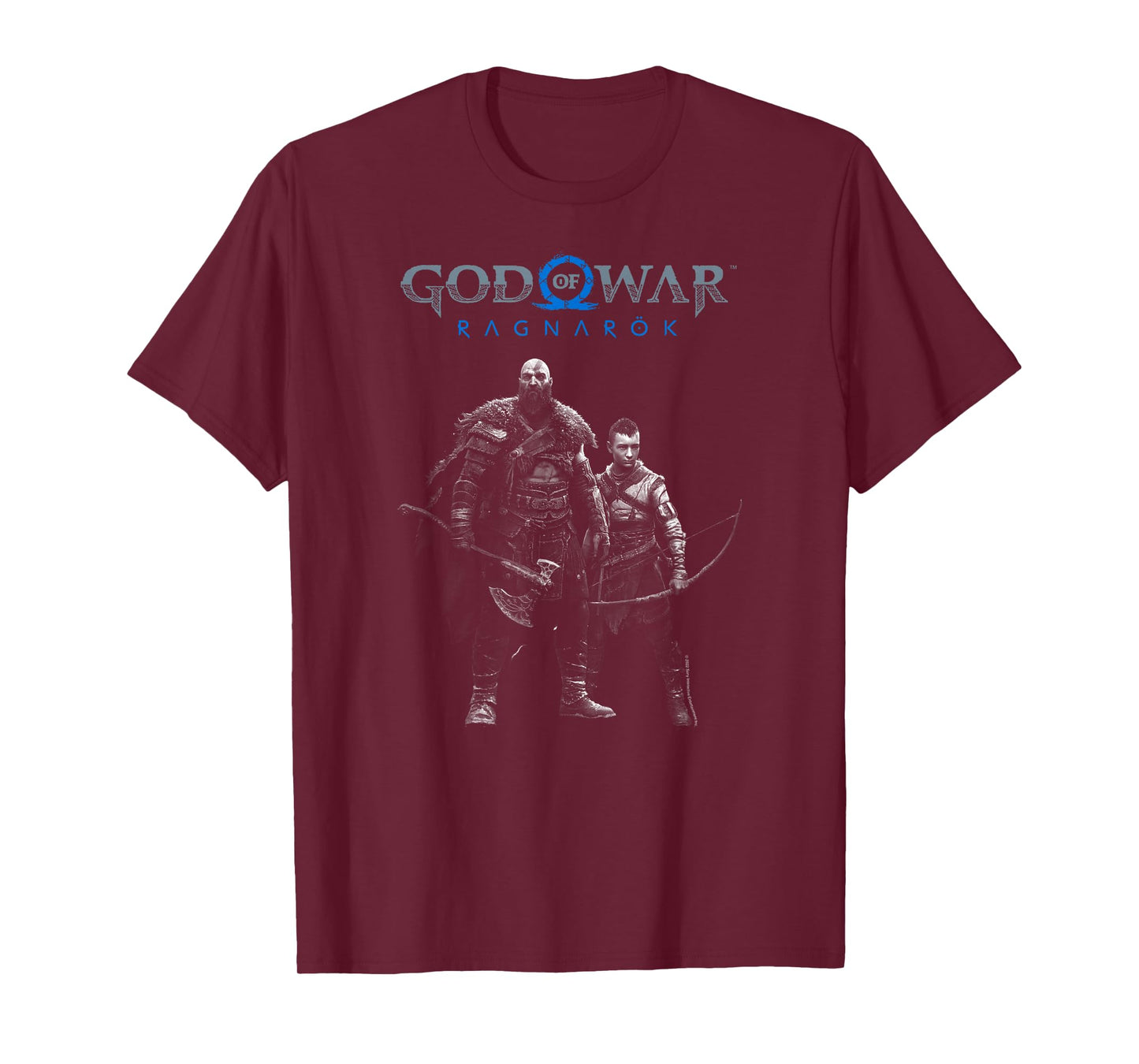 God of War: Ragnarok Silver Kratos and Atreus T-Shirt