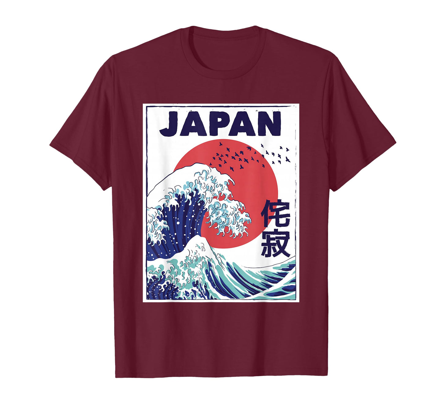 Retro Japan Graphic Women Ocean Japanese Men Large Wave T-Shirt