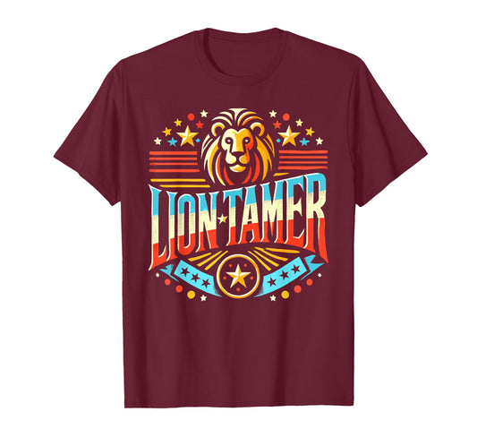 Lion Tamer Shirt Men Women Costume Ringmaster Costume T-Shirt