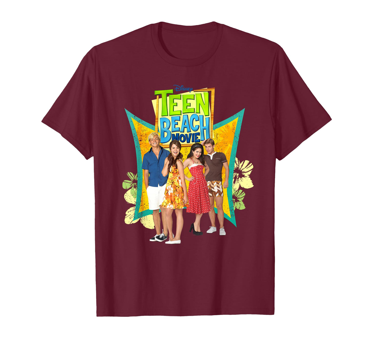Disney Channel Teen Beach Movie Cast T-Shirt Small