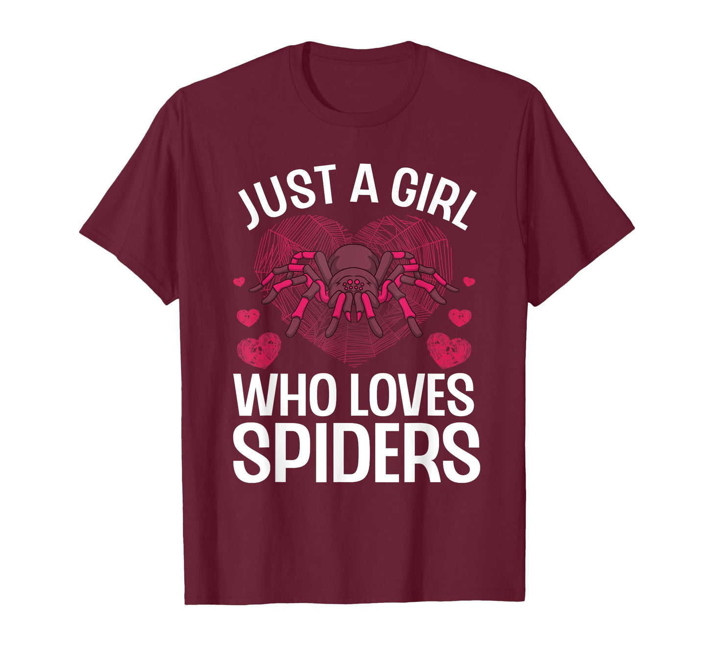 Funny Spider Arts For Girls Women Kids Arachnid Spider Lover T-Shirt