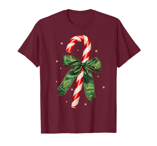 Candy Cane for Youth Women Kids Men Girls Teacher Christmas T-Shirt