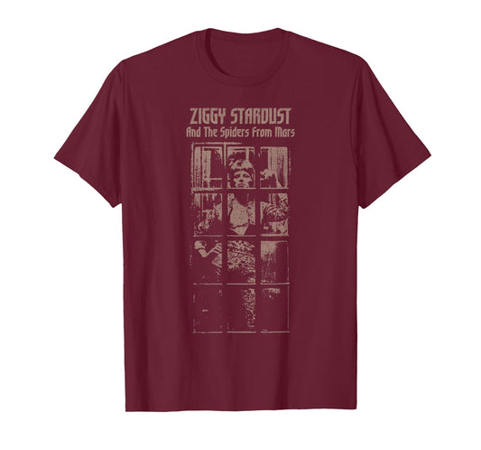 David Bowie - And The Spiders From Mars Faded T-Shirt