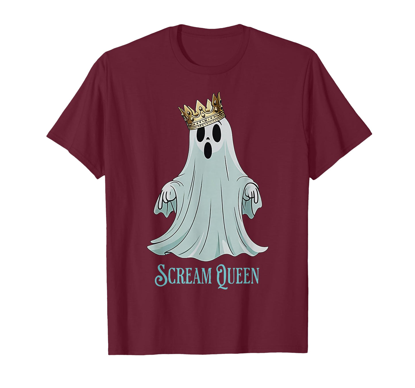 Scream Queen Ghost Halloween Tee T-Shirt