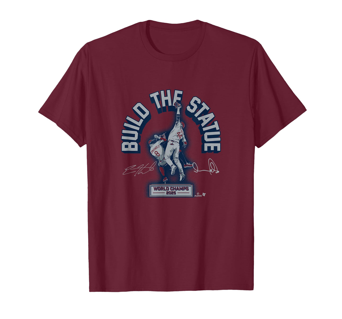 Pages & Hernandez - Build The Statue - Los Angeles Baseball T-Shirt