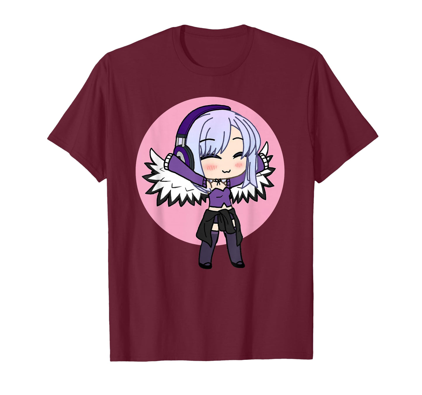 Cute Chibi Style Kawaii Anime Girl with Wings T-Shirt