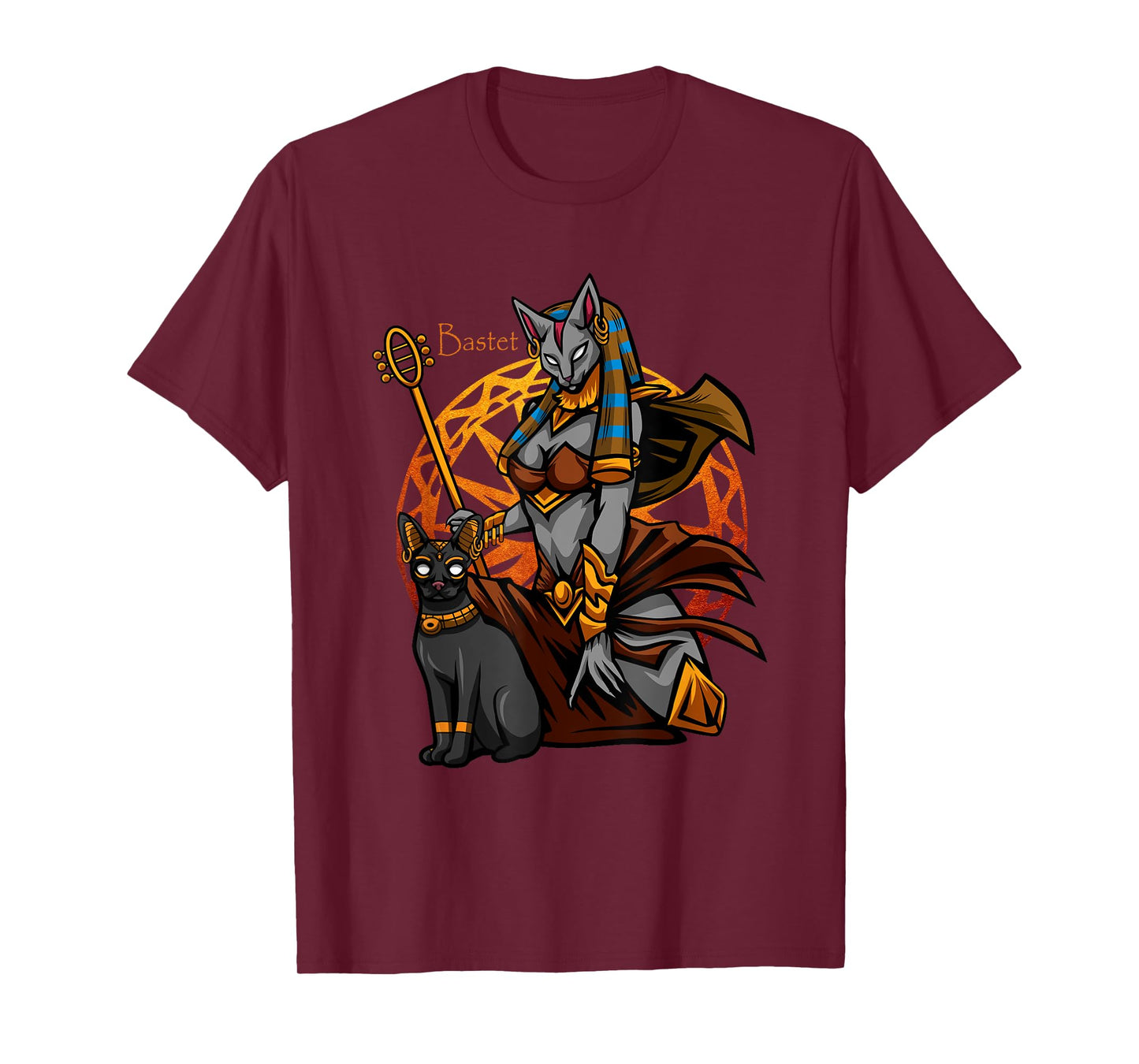 Bastet Egypt Cat Goddess - Ancient Egyptian Mythology Gods T-Shirt