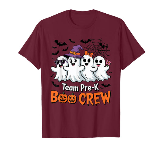 Team Pre-K Boo Crew Halloween Teacher Student Costume T-Shirt