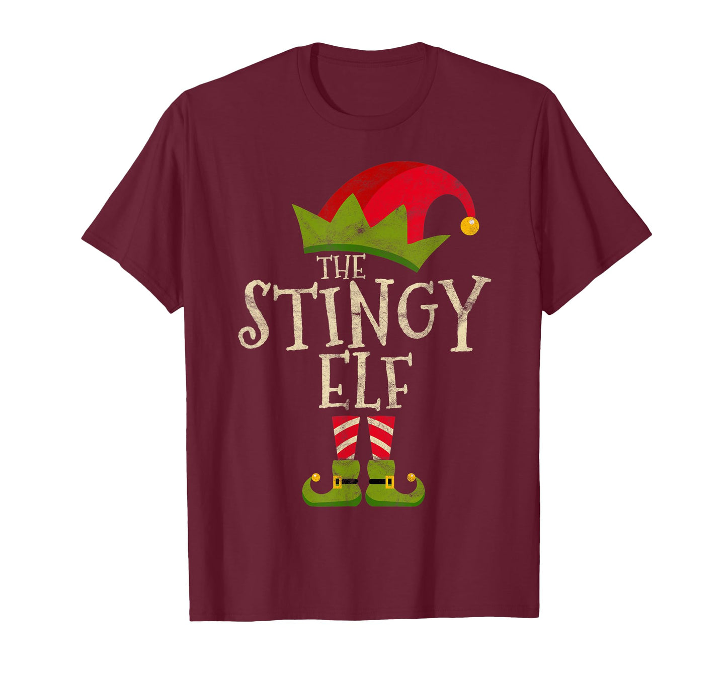 Easy The Stingy Elf Xmas Costume Family Group Gift Christmas T-Shirt