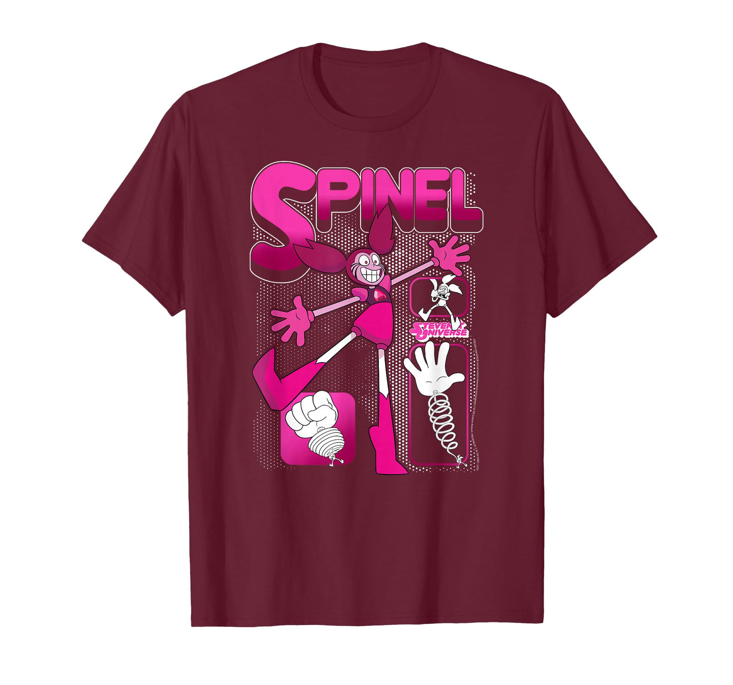 Steven Universe Spinel Character Collage Cartoon T-Shirt