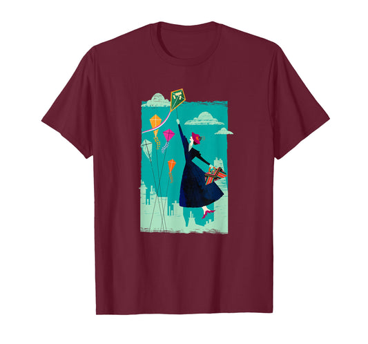 Disney Mary Poppins Returns Kites in The Sky T-Shirt T-Shirt