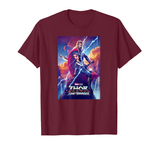 Marvel Thor: Love and Thunder Thor Odinson Poster T-Shirt
