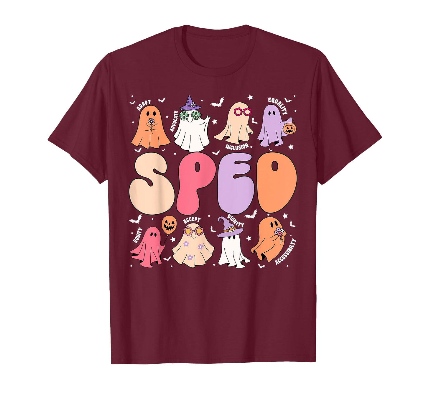 Special Education Teacher Ghosts Halloween SPED Teacher T-Shirt