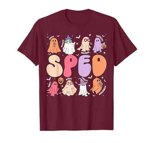 Special Education Teacher Ghosts Halloween SPED Teacher T-Shirt