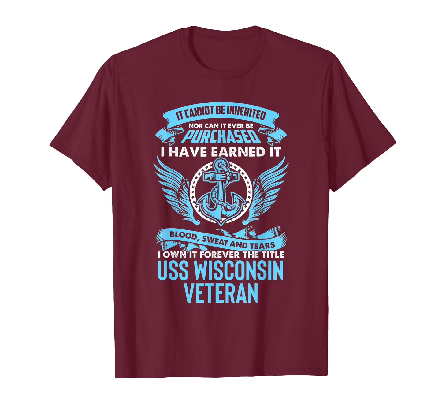 USS Wisconsin BB-64 Battleship T-Shirt