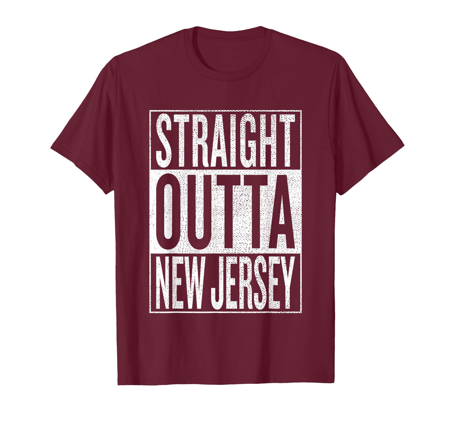 Straight Outta New Jersey Great Travel & Gift Idea T-Shirt T-Shirt