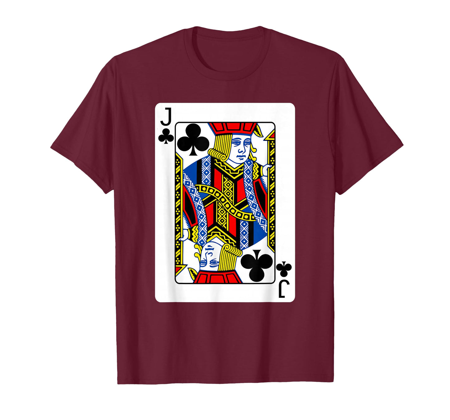 Jacks Of Clubs Playing Card Group Costume Poker Player T-Shirt