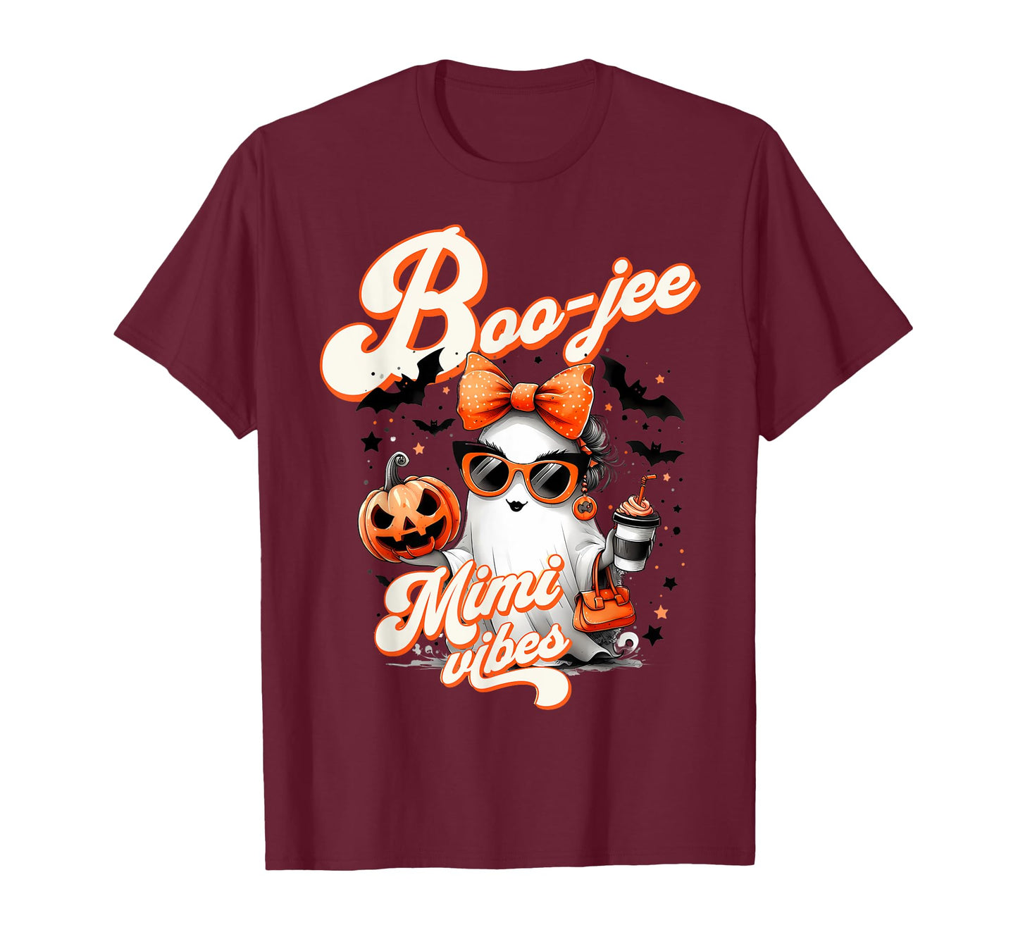 Cute Halloween Costume Boo jee Mimi Halloween Adult Women T-Shirt