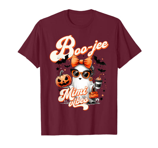 Cute Halloween Costume Boo jee Mimi Halloween Adult Women T-Shirt