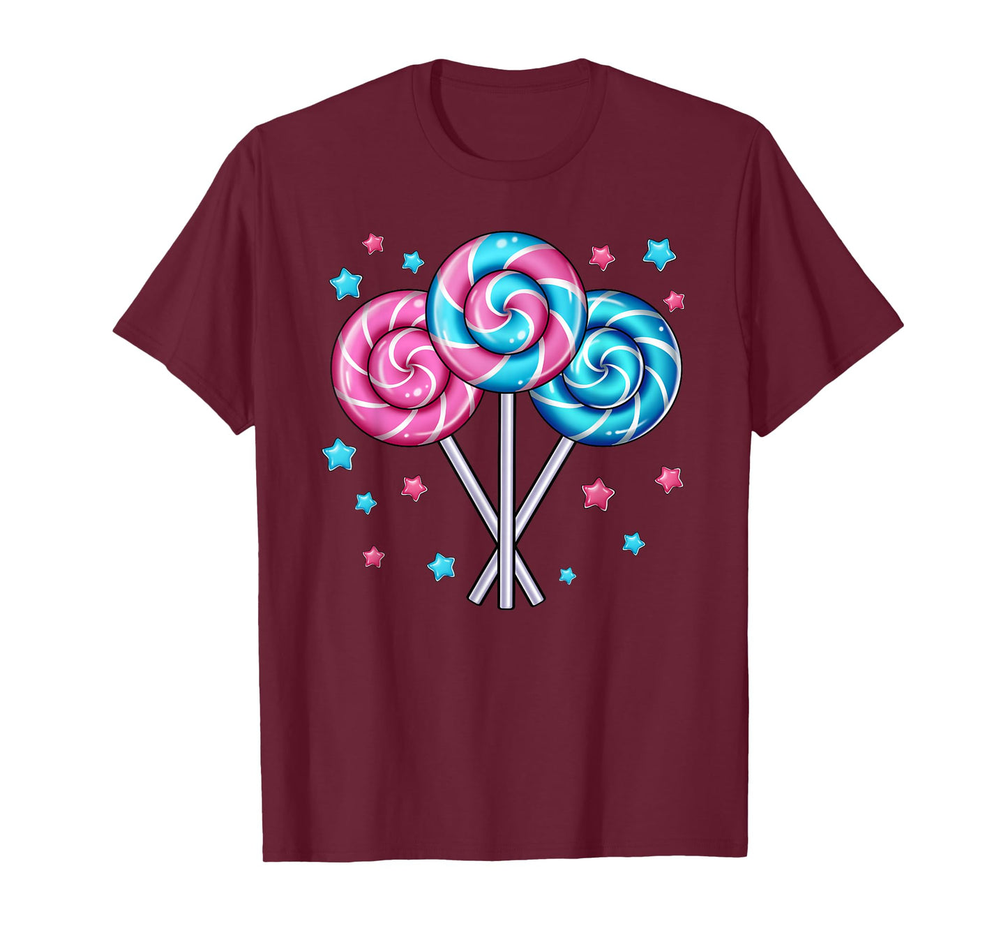 Cute Lollipop Candy Design for Women Girl Toddler Kids T-Shirt