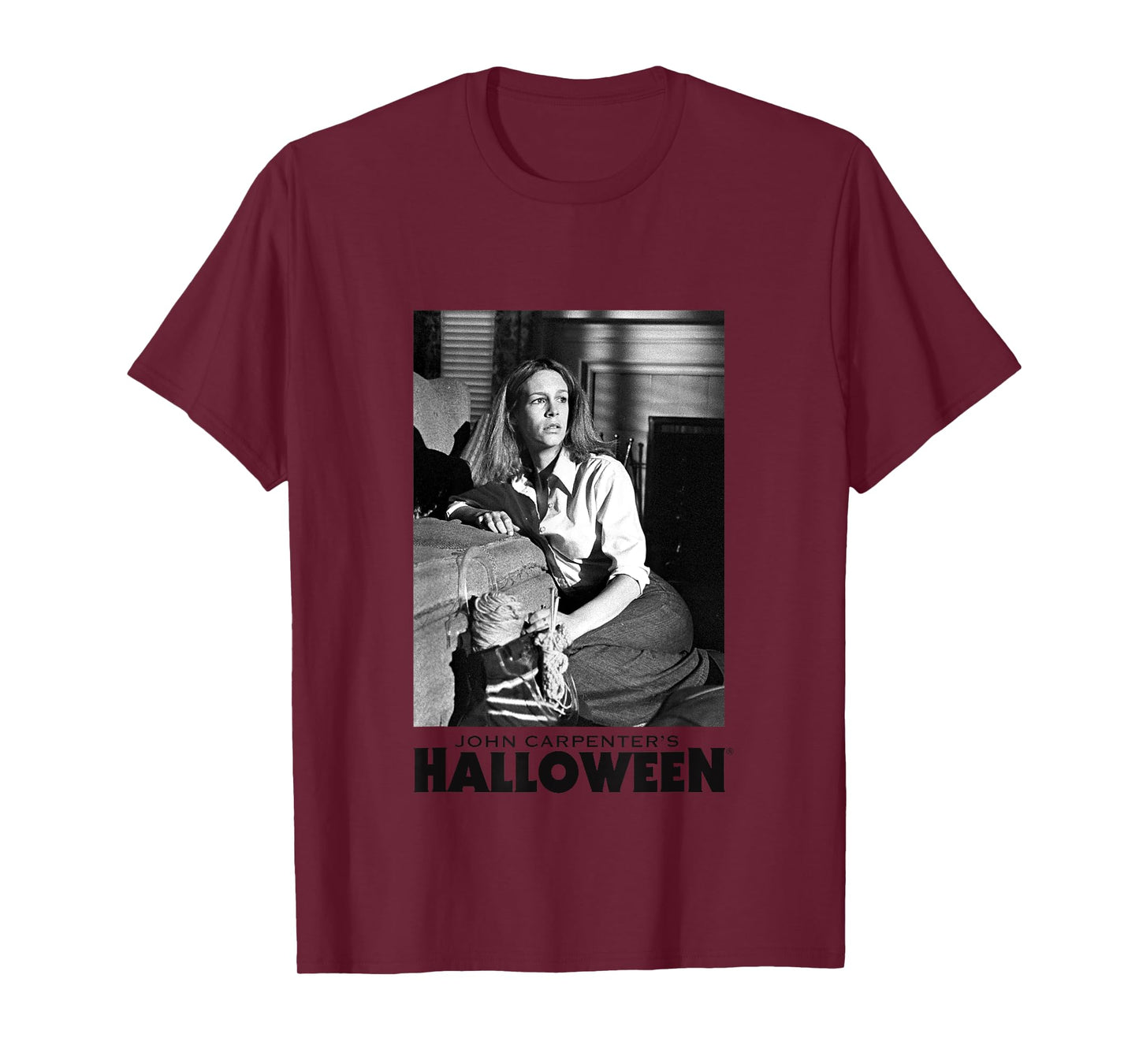 Halloween Laurie Strode Hiding From Michael T-Shirt