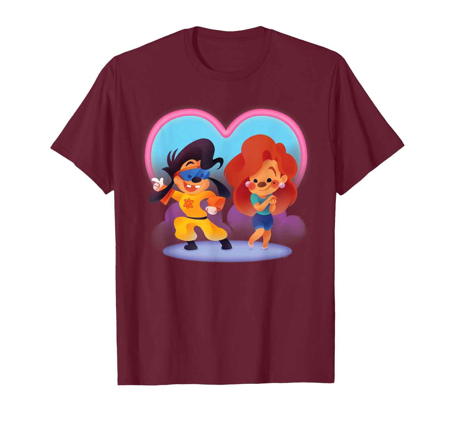 Disney A Goofy Movie Cute Valentine’s Day Max & Roxanne T-Shirt
