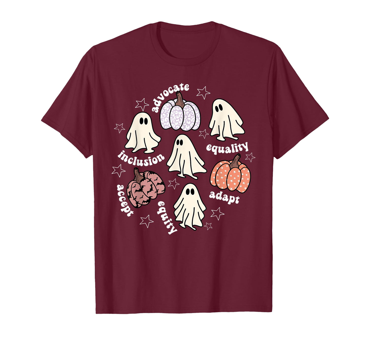 Halloween Advocate Heat Transfers Special Education Teacher Men Women T-Shirt