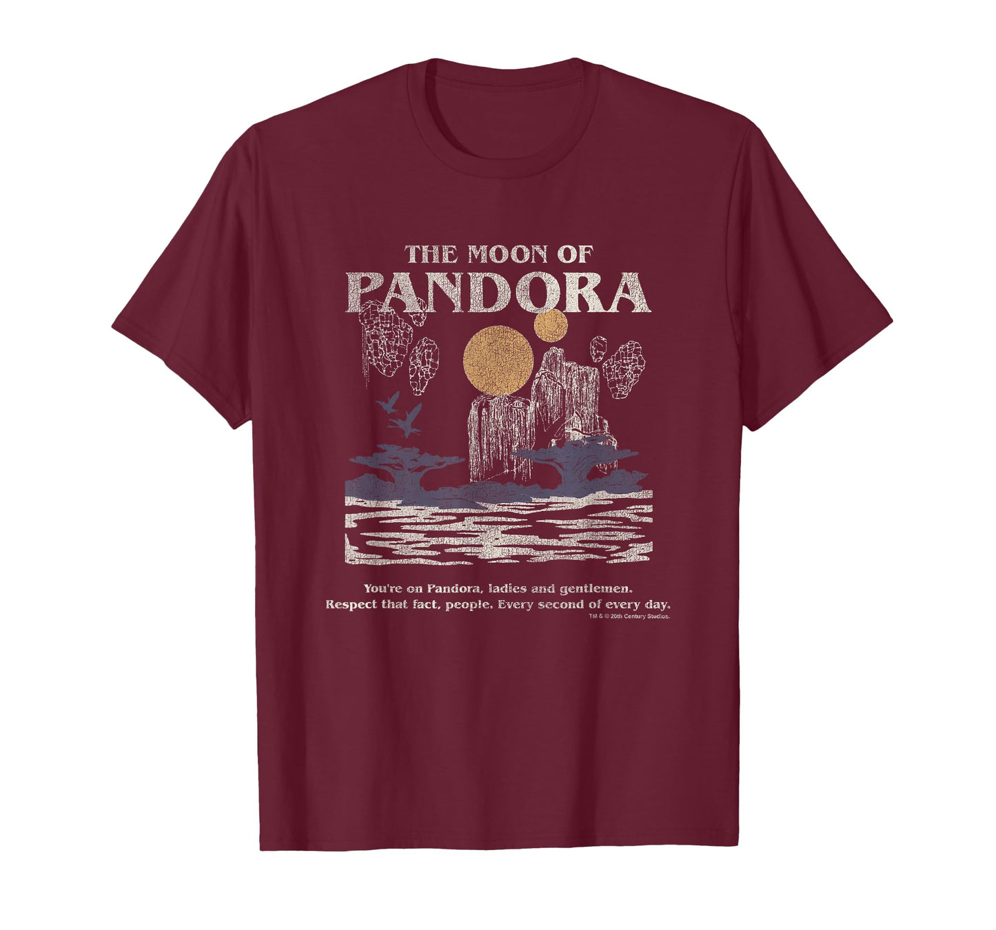Avatar The Moon Of Pandora Vintage Travel Landscape T-Shirt