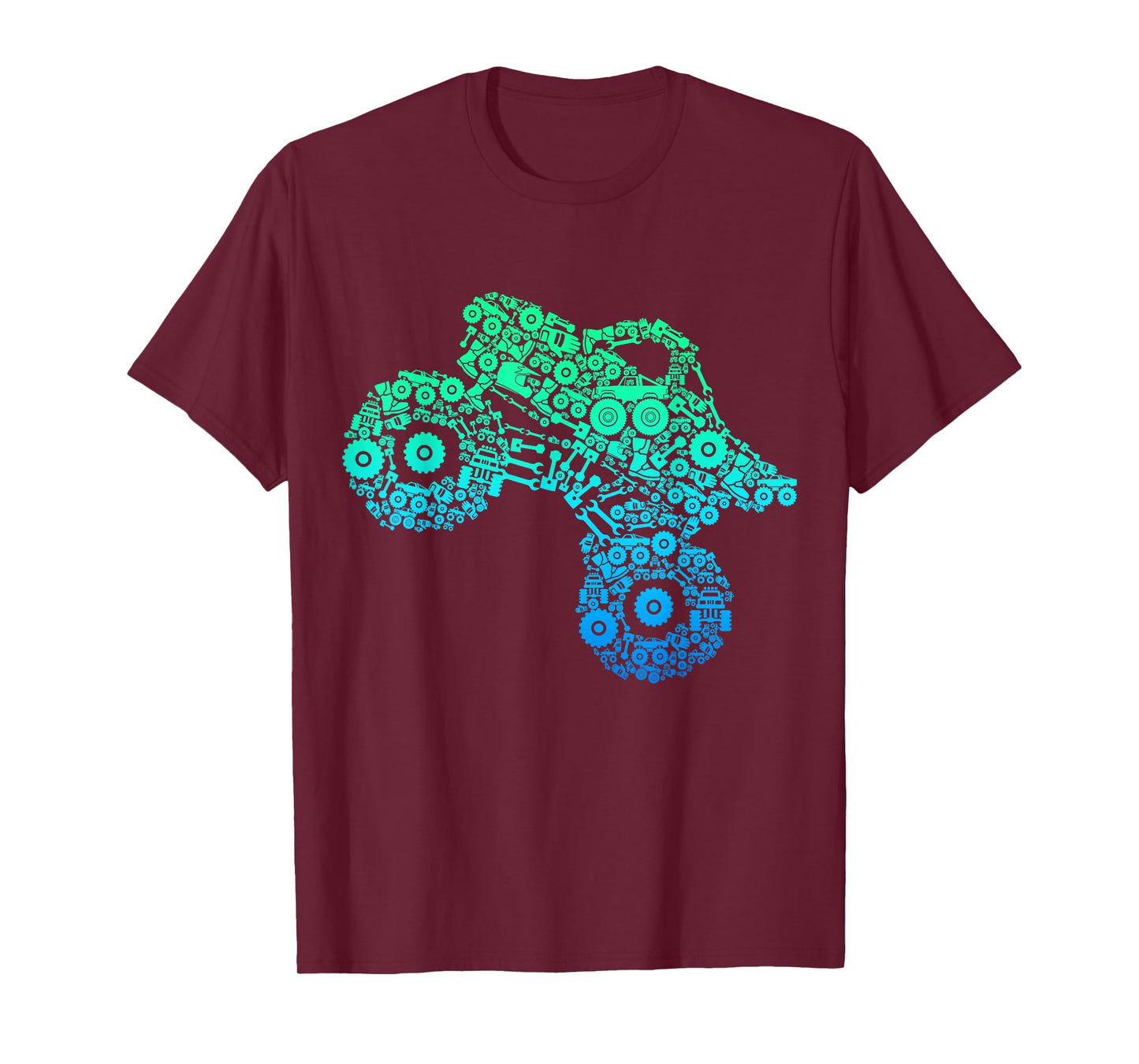 Monster Truck Kids Boys T-Shirt