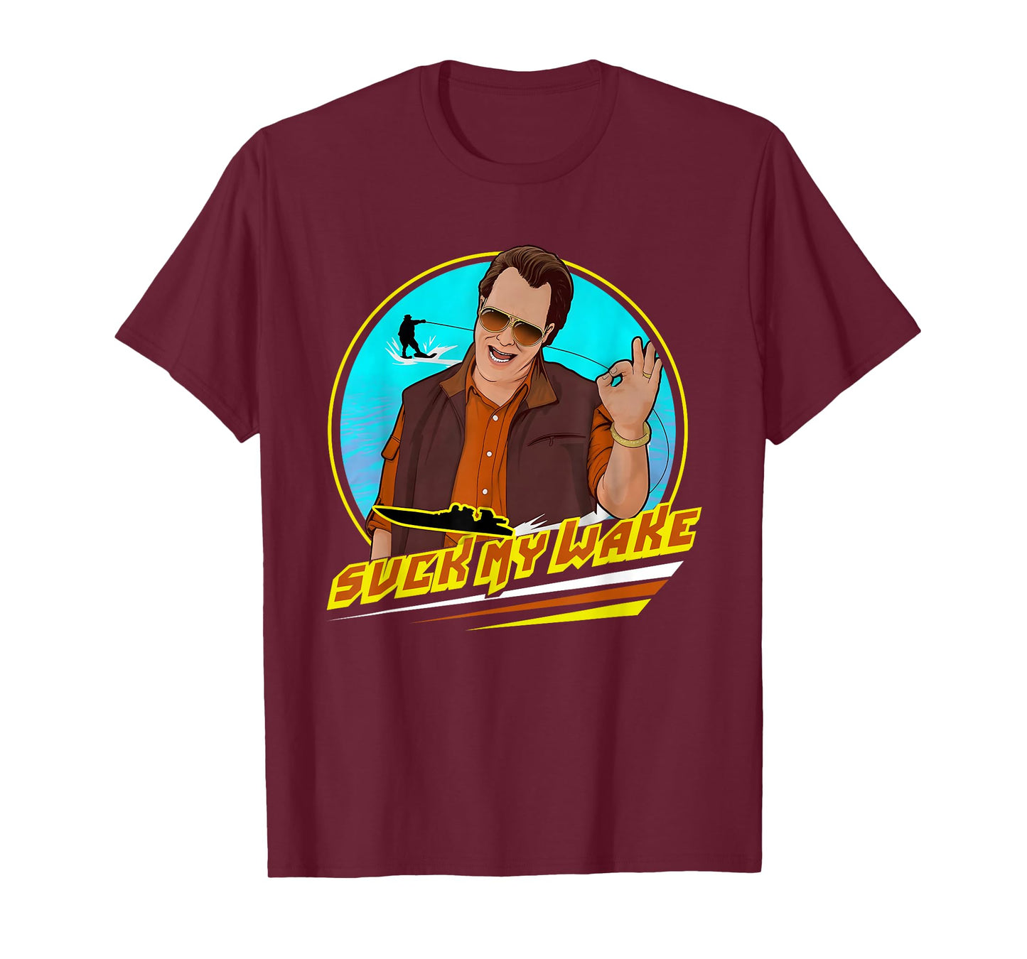 Suck My Wake Outdoors Vintage 70s Great T-Shirt