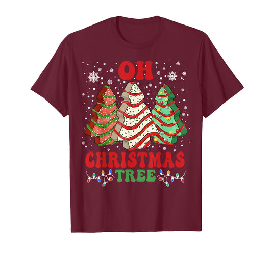Oh Christmas Tree Cakes Debbie Funny Christmas T-Shirt